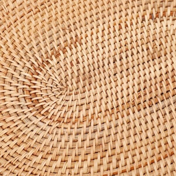 Set de Table Rotin Naturel de Forme Ovale – Image 2