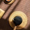 Set de Table Rotin Rond de Style Pastoral – Image 3