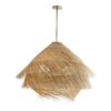 Suspension Effet Paille Design avec Trois LED