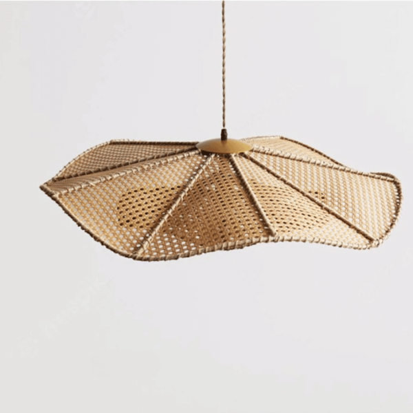 Suspension Rotin Style Vintage Fait Main – Image 2