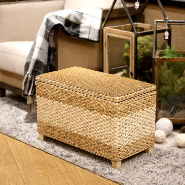 Tabouret de rangement rectangulaire – Image 2