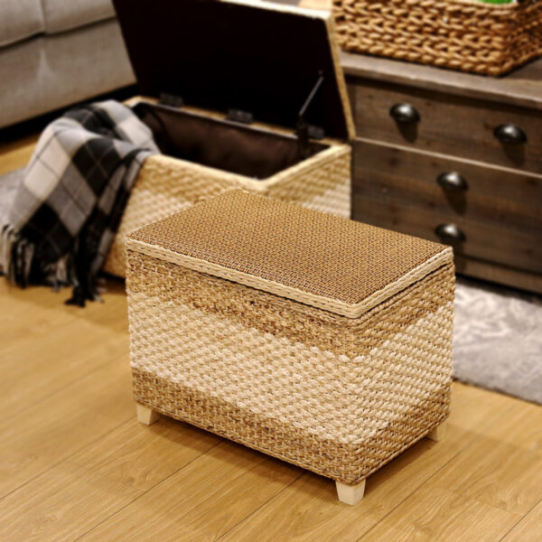 Tabouret de rangement rectangulaire – Image 3