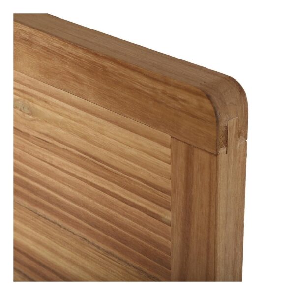 Tête de lit en bois et rotin – Image 3