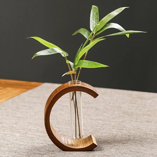 Vase en Bambou en Forme de C – Image 3