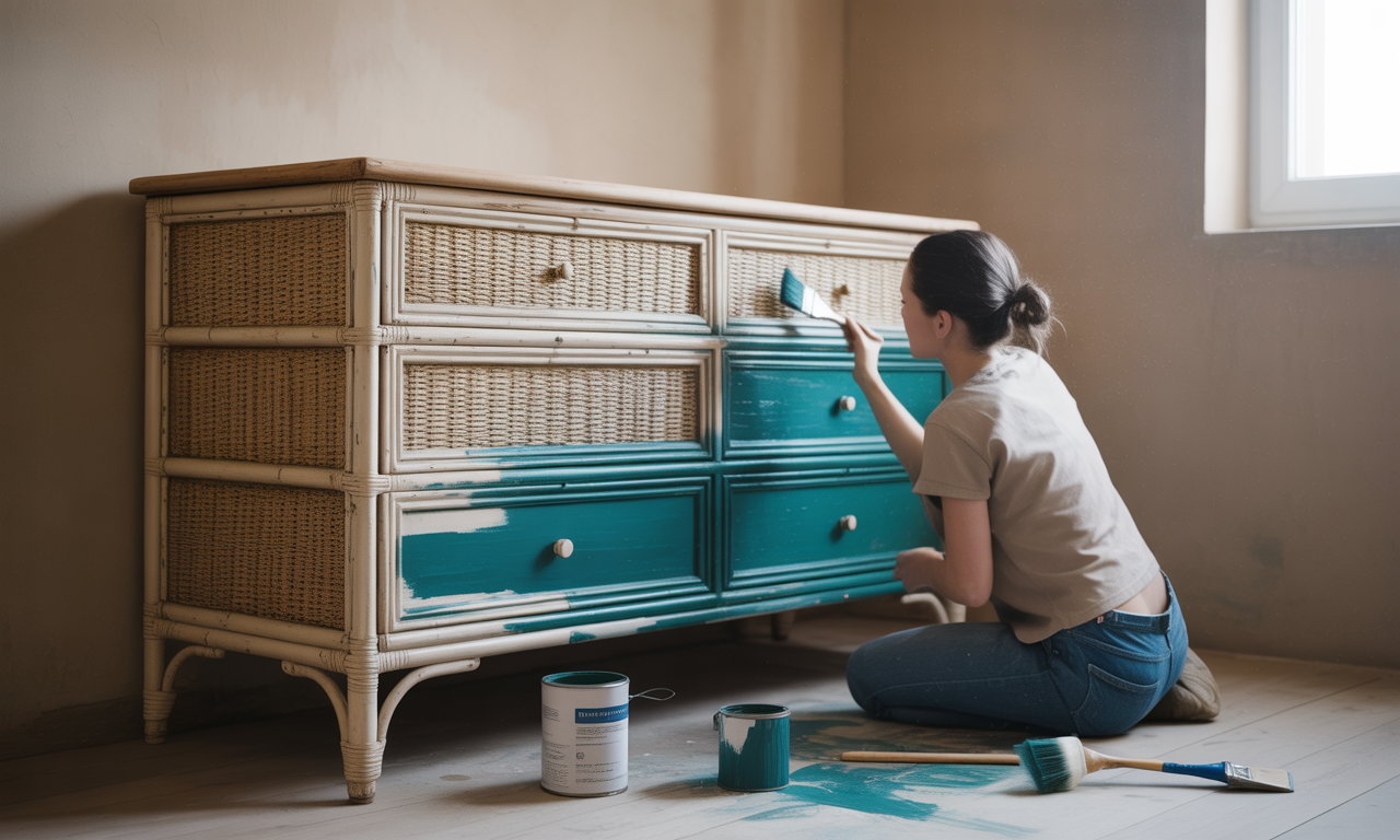 découvrez notre guide pratique pour relooker une commode en rotin. apprenez des astuces simples et créatives pour transformer votre meuble et lui donner une nouvelle vie. idéal pour tous les amateurs de décoration et de diy !