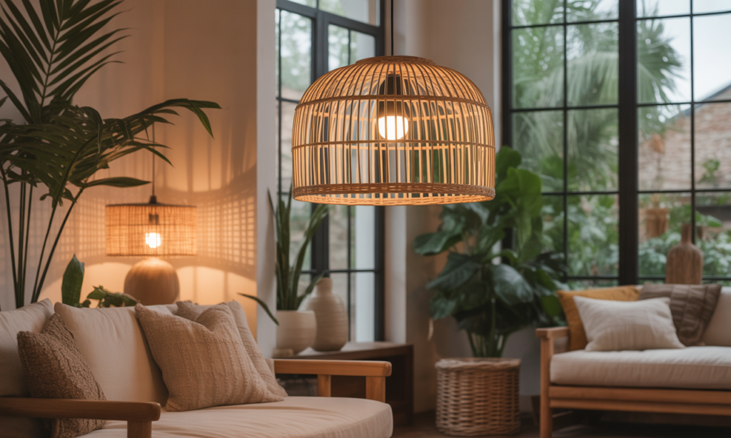 découvrez comment l'abat-jour en rotin peut transformer votre intérieur en un espace tendance et chaleureux. apportez lumière et style naturel à votre décoration grâce à cet élément incontournable.