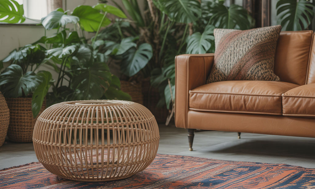 découvrez le pouf en rotin, l'accessoire incontournable pour apporter une touche bohème chic et naturelle à votre intérieur. alliez confort et style avec ce mobilier tendance et durable.