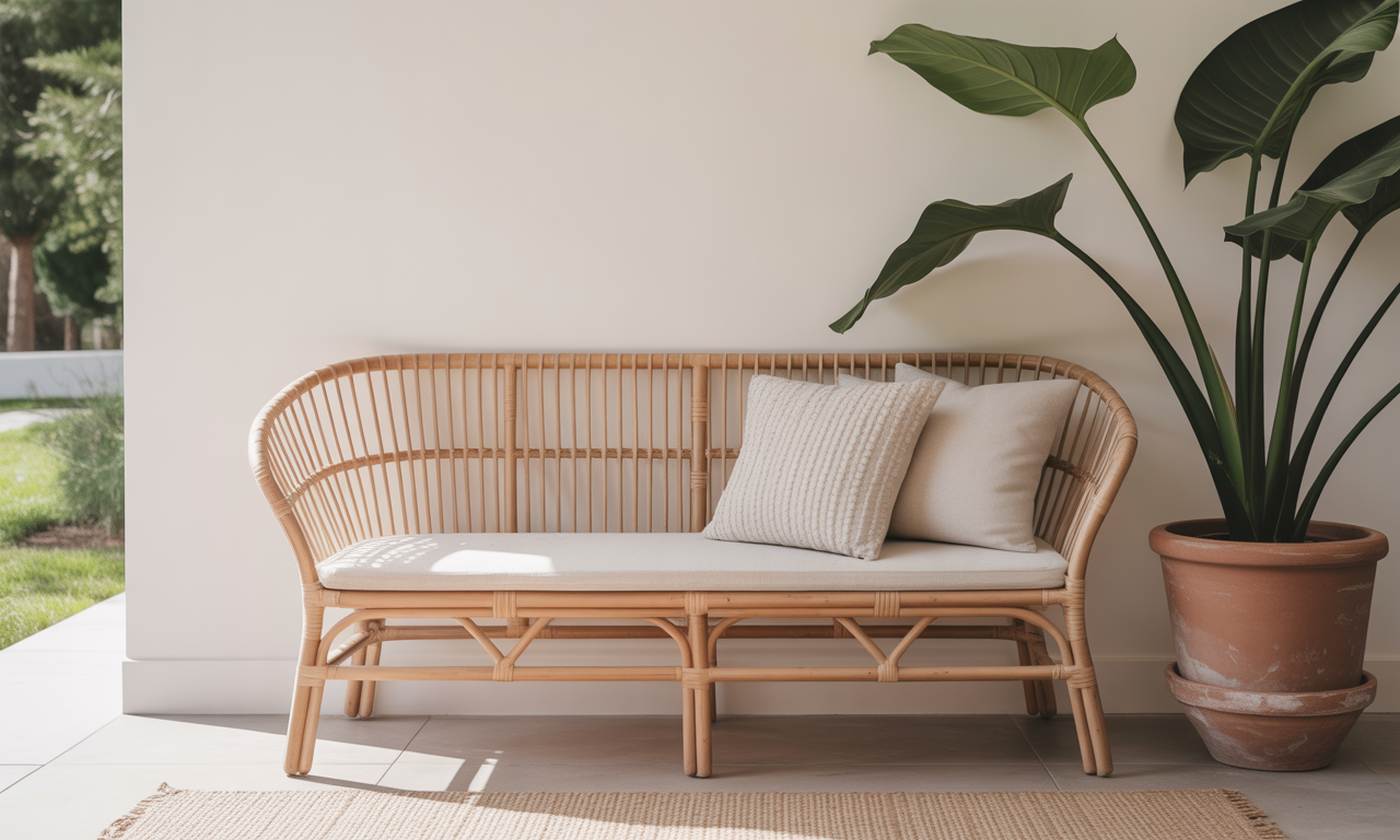 découvrez la banquette en rotin, le siège déco incontournable qui apporte chaleur et style naturel à votre intérieur pour une ambiance cosy et accueillante.
