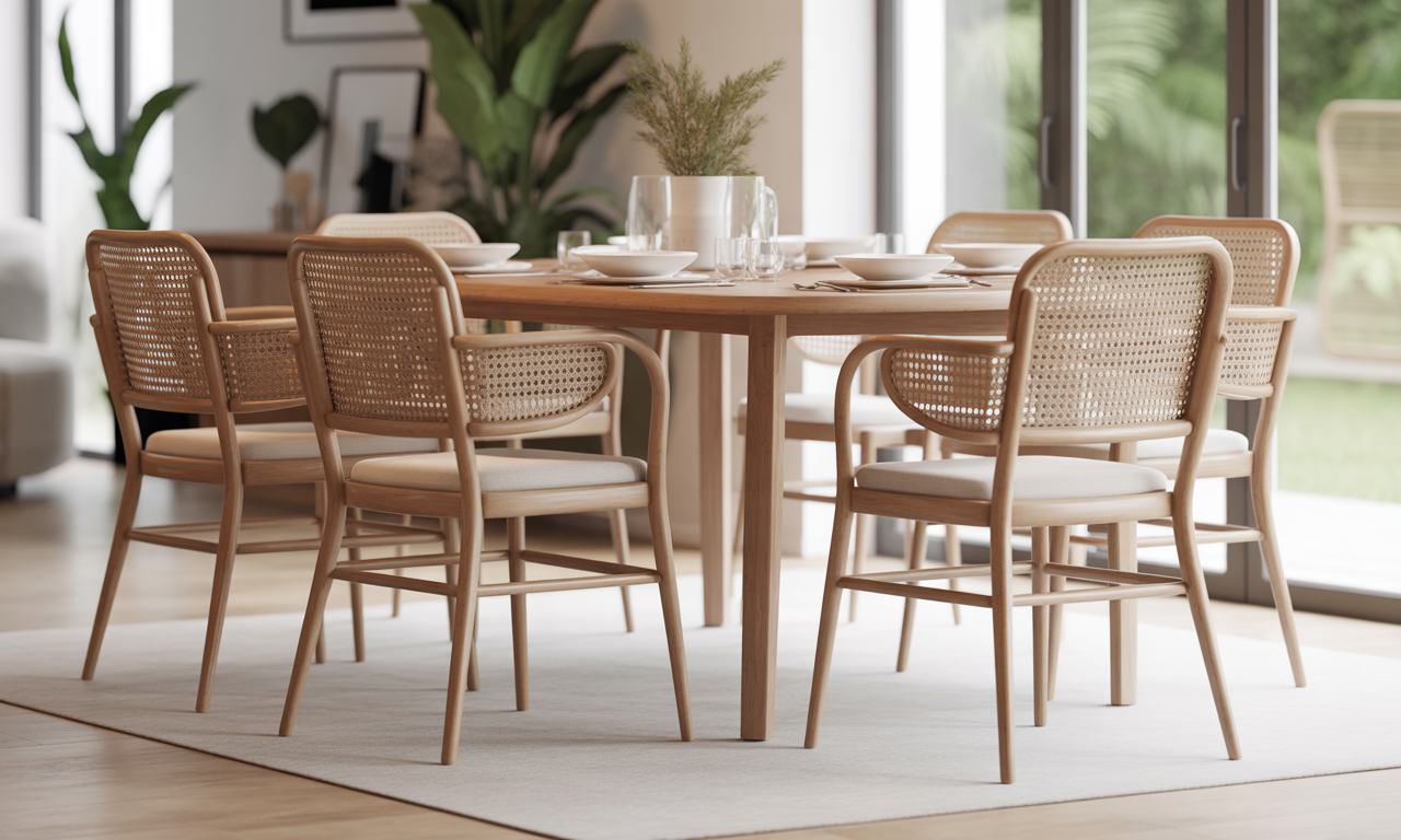découvrez comment une chaise salle à manger en rotin peut transformer votre espace en un lieu convivial et tendance, alliant confort et style naturel pour des repas inoubliables.