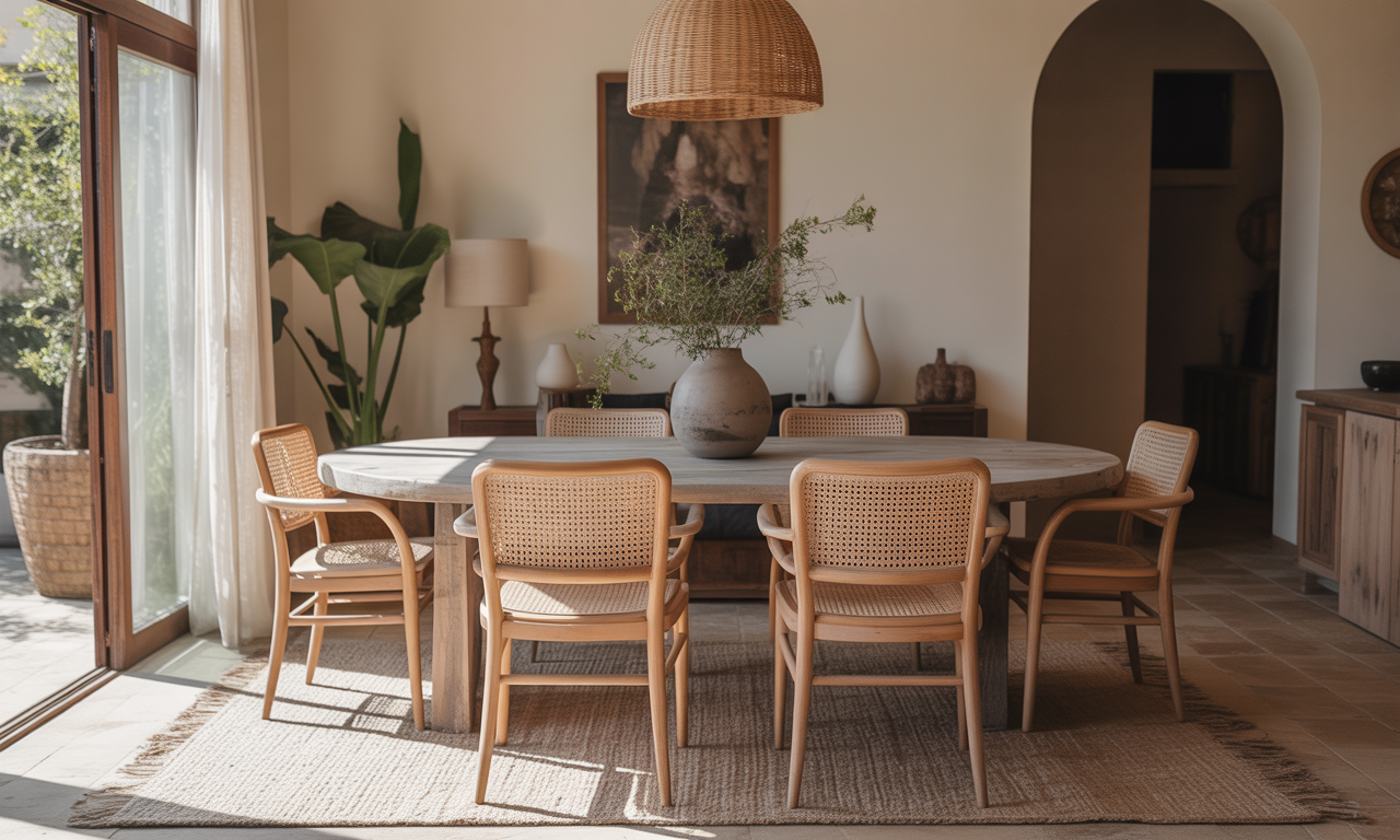 découvrez comment la chaise de salle à manger en rotin allie élégance naturelle et confort, pour sublimer votre intérieur avec style et authenticité.