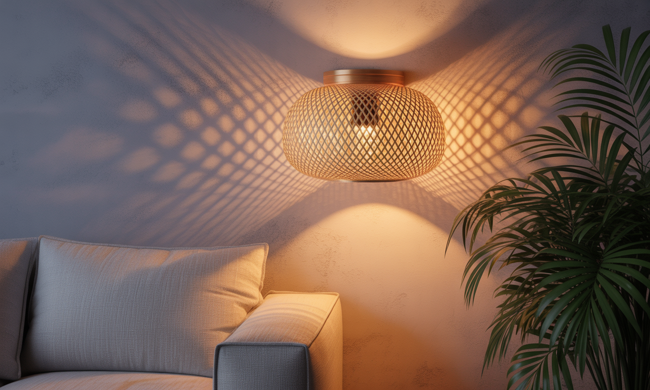 découvrez l'applique murale en rotin, l'accessoire bohème et chaleureux qui apporte charme et élégance naturelle à vos murs.