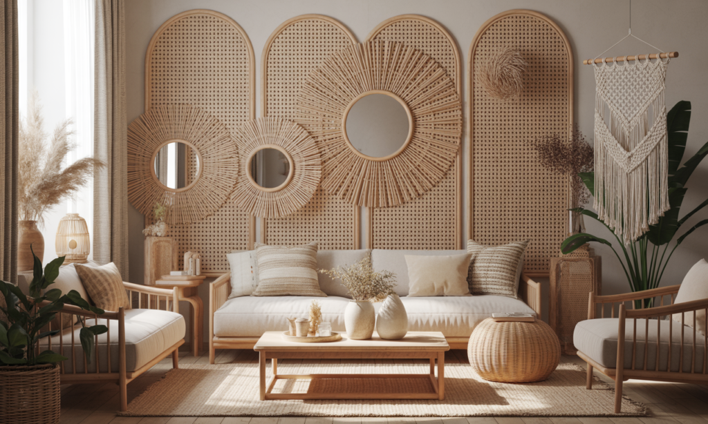 découvrez comment intégrer le rotin sur vos murs pour un style bohème chic tendance, apportant chaleur et authenticité à votre décoration intérieure.