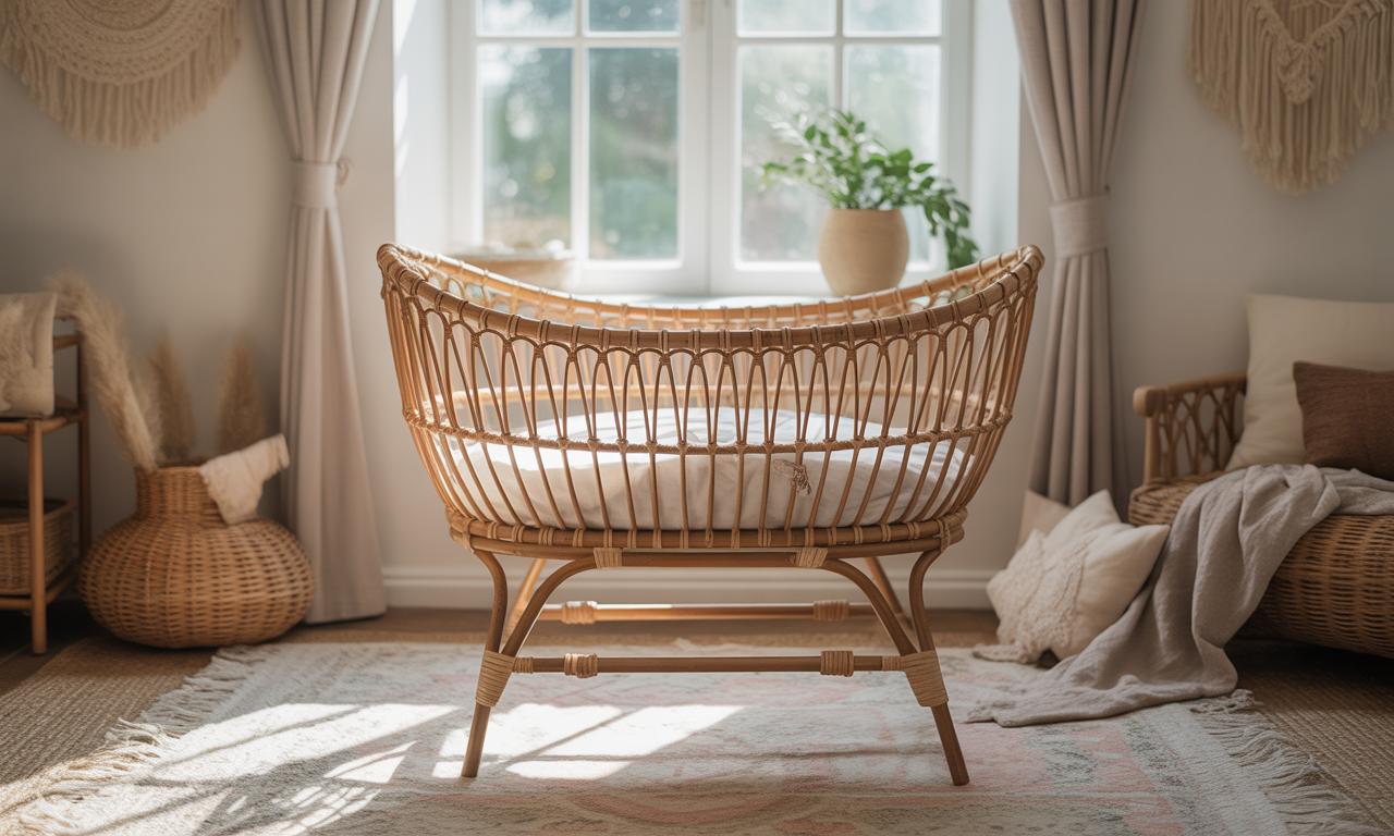 découvrez le berceau en rotin, l'atout charme et douceur qui apporte une ambiance naturelle et chaleureuse à la chambre de votre bébé. un choix tendance et confortable pour des nuits paisibles.