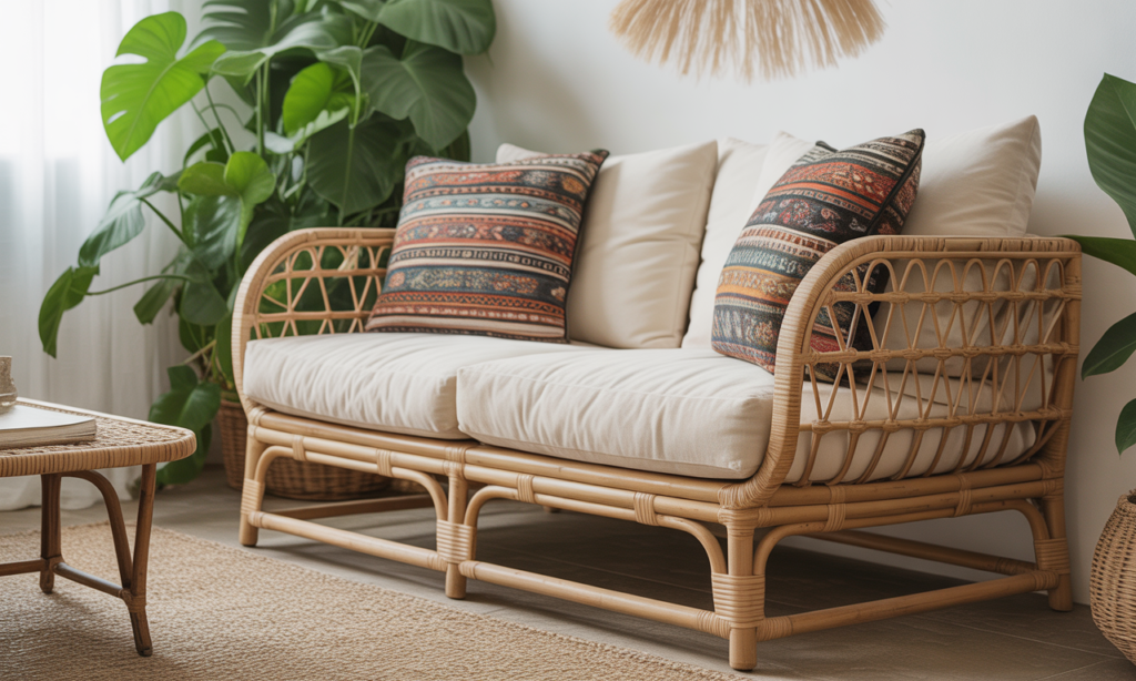 découvrez le canapé en rotin, l'élément essentiel pour créer une ambiance bohème chic et relaxante dans votre intérieur. alliez confort et style naturel avec ce must-have tendance.