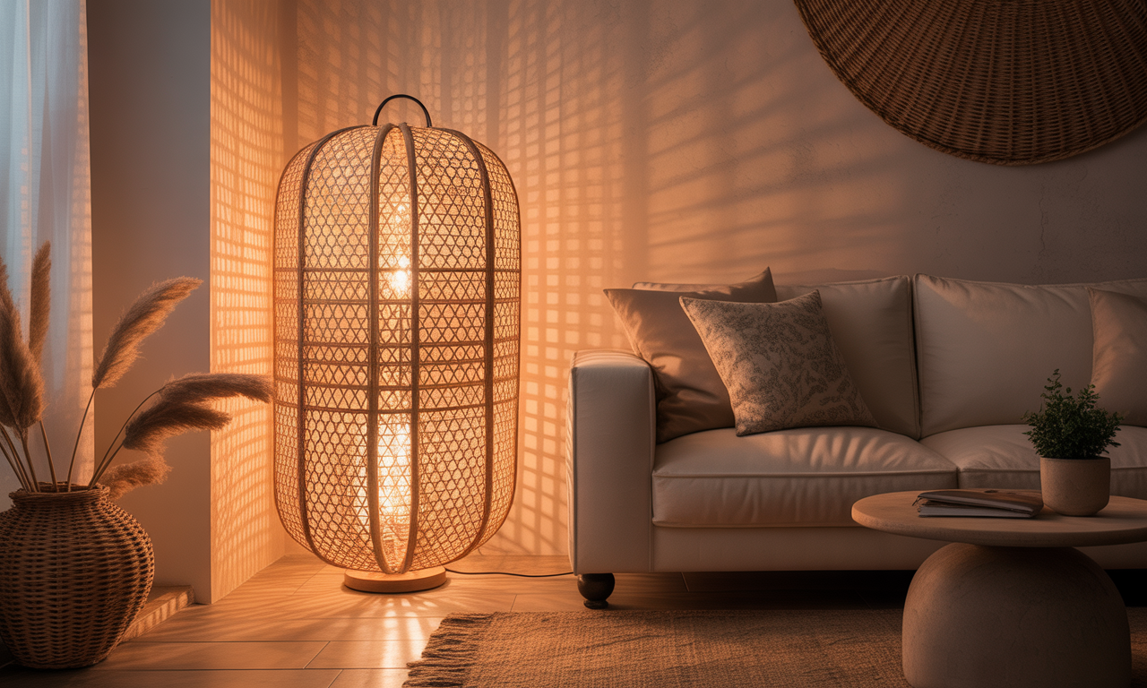 découvrez les lampadaires en rotin, le luminaire tendance qui apporte chaleur et style naturel à votre décoration intérieure. illuminez votre maison avec élégance et convivialité grâce à ces luminaires uniques.