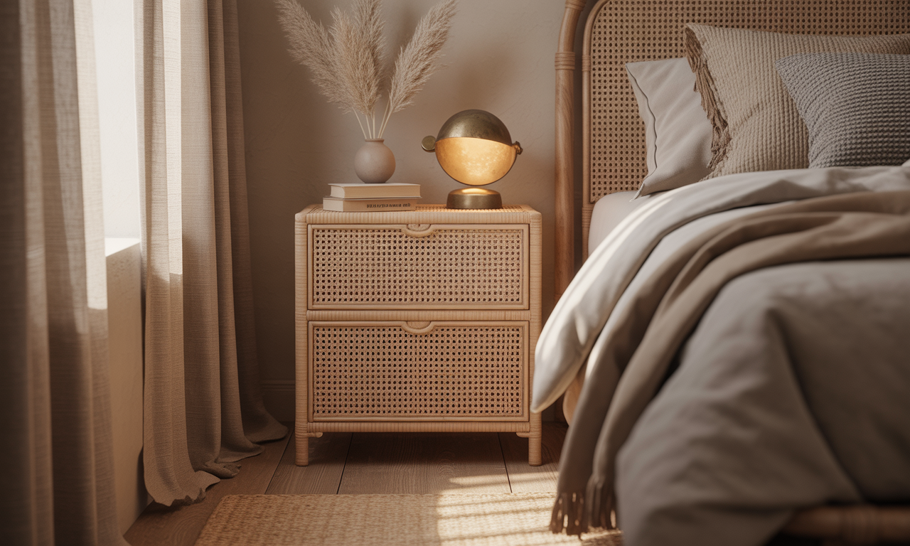 découvrez comment une table de nuit en rotin peut métamorphoser votre chambre en un cocon bohème chaleureux et naturel, alliant style et fonctionnalité.