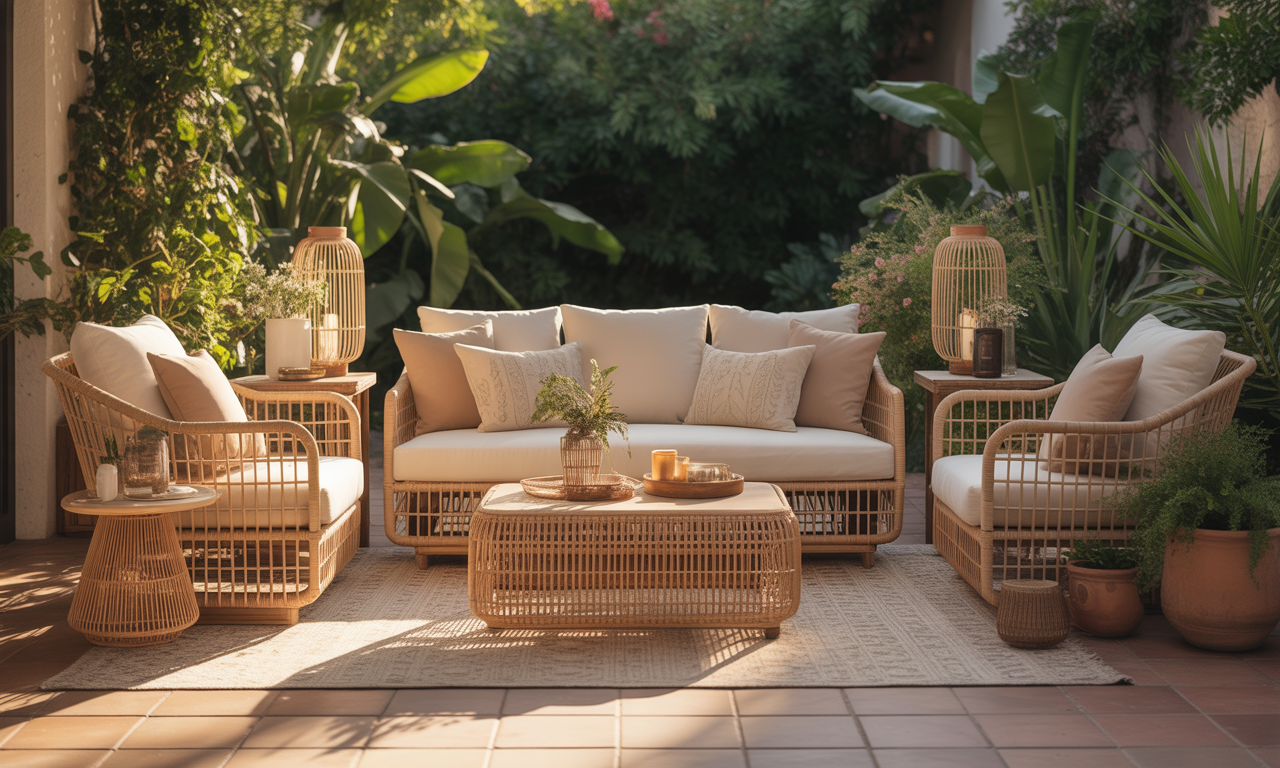 découvrez comment adopter le rotin pour créer un salon d'extérieur chic, confortable et durable, parfait pour profiter de vos espaces en plein air avec style.