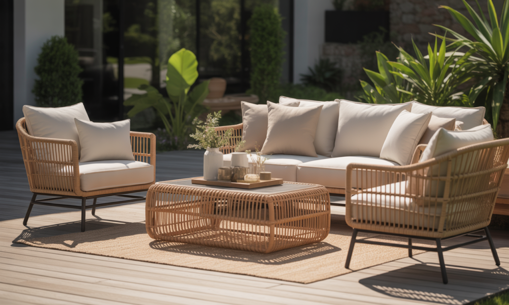 découvrez comment adopter le rotin pour un salon d'extérieur à la fois chic, élégant et durable. alliez confort et style avec des meubles naturels et résistants pour profiter pleinement de vos espaces extérieurs.