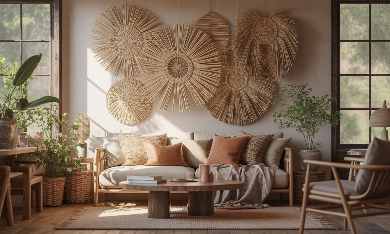 découvrez comment la décoration murale en paille apporte une élégance naturelle et une touche bohème unique à votre intérieur, alliant charme et authenticité pour un décor chaleureux et tendance.
