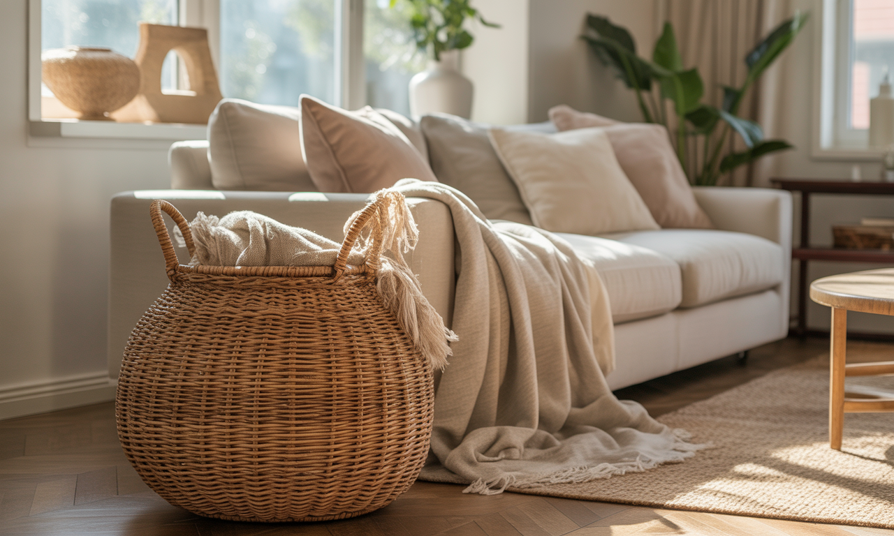 découvrez comment le panier en rotin devient l'accessoire déco incontournable pour créer une ambiance bohème chic chaleureuse et naturelle dans votre intérieur.