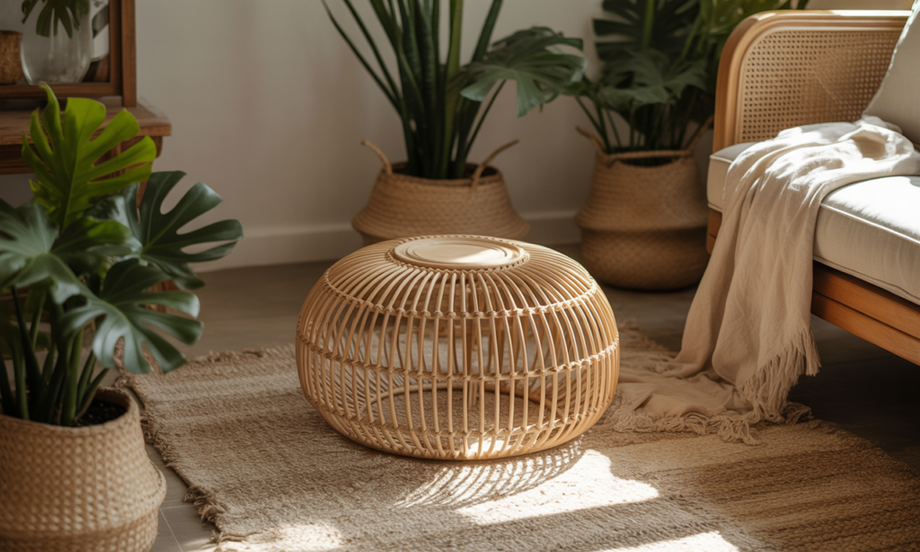 découvrez comment le pouffe en rotin apporte une touche bohème chic indispensable à votre décoration intérieure, alliant naturel, confort et style élégant.
