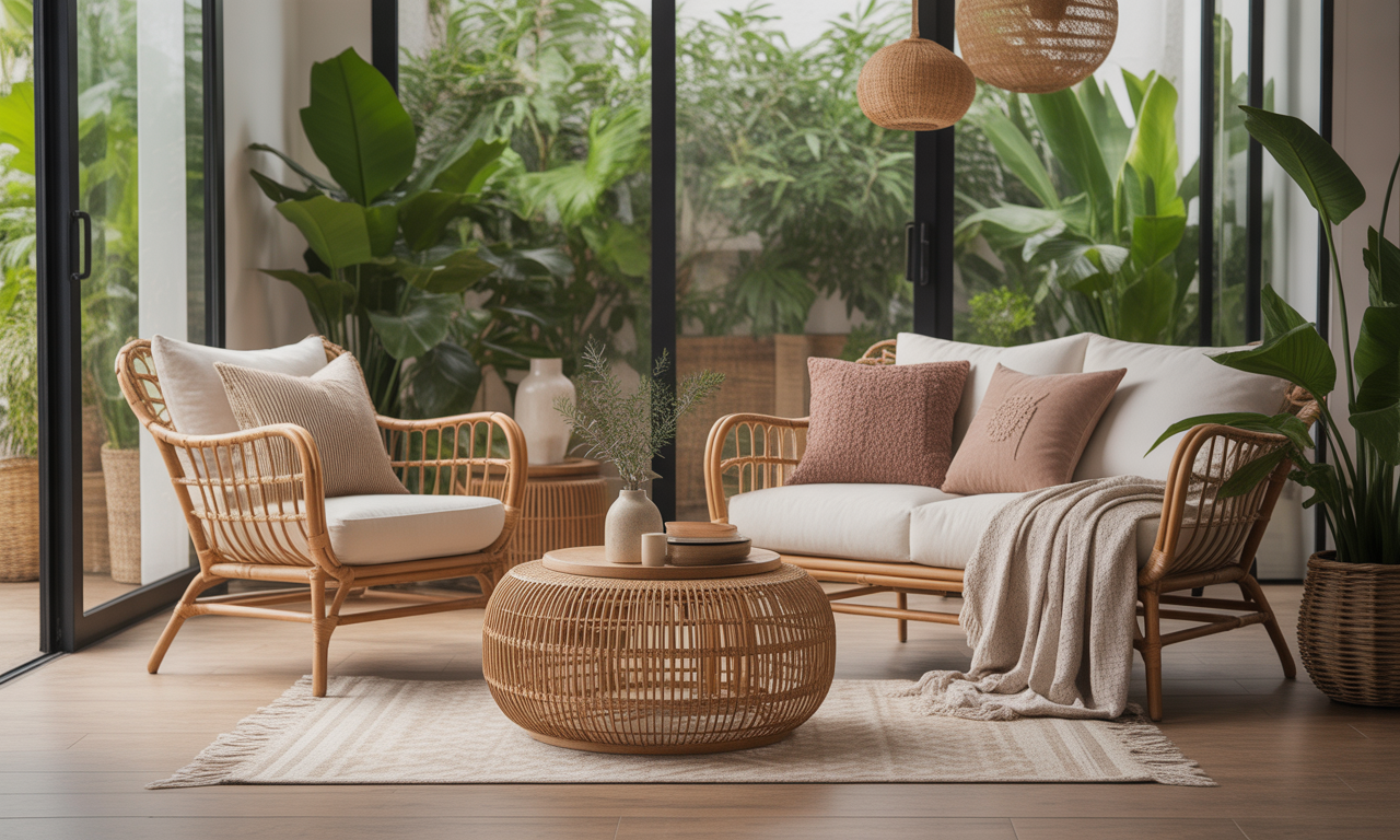 découvrez comment le rotin apporte une touche bohème et chaleureuse indispensable à votre salon de véranda, alliant élégance naturelle et confort pour un espace accueillant.
