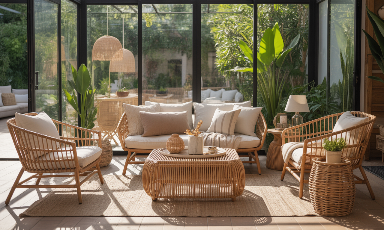 découvrez pourquoi le rotin est l'indispensable de votre salon véranda en 2024. conseils déco et tendances pour un espace élégant et naturel.