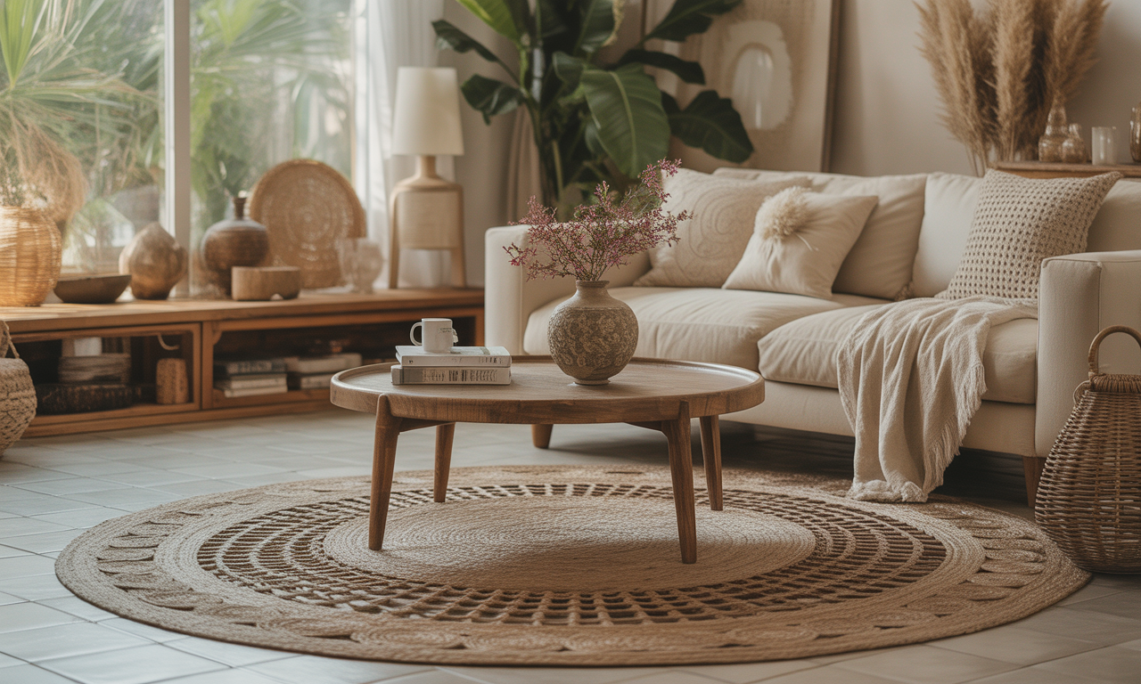 découvrez comment le tapis rond en rotin apporte une touche bohème chic incontournable à votre décoration intérieure, alliant naturel et élégance pour une ambiance chaleureuse.