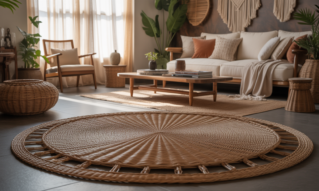 découvrez comment le tapis rond en rotin transforme votre intérieur avec une touche bohème chic. élégant et naturel, il est l'accessoire incontournable pour une ambiance chaleureuse et stylée.