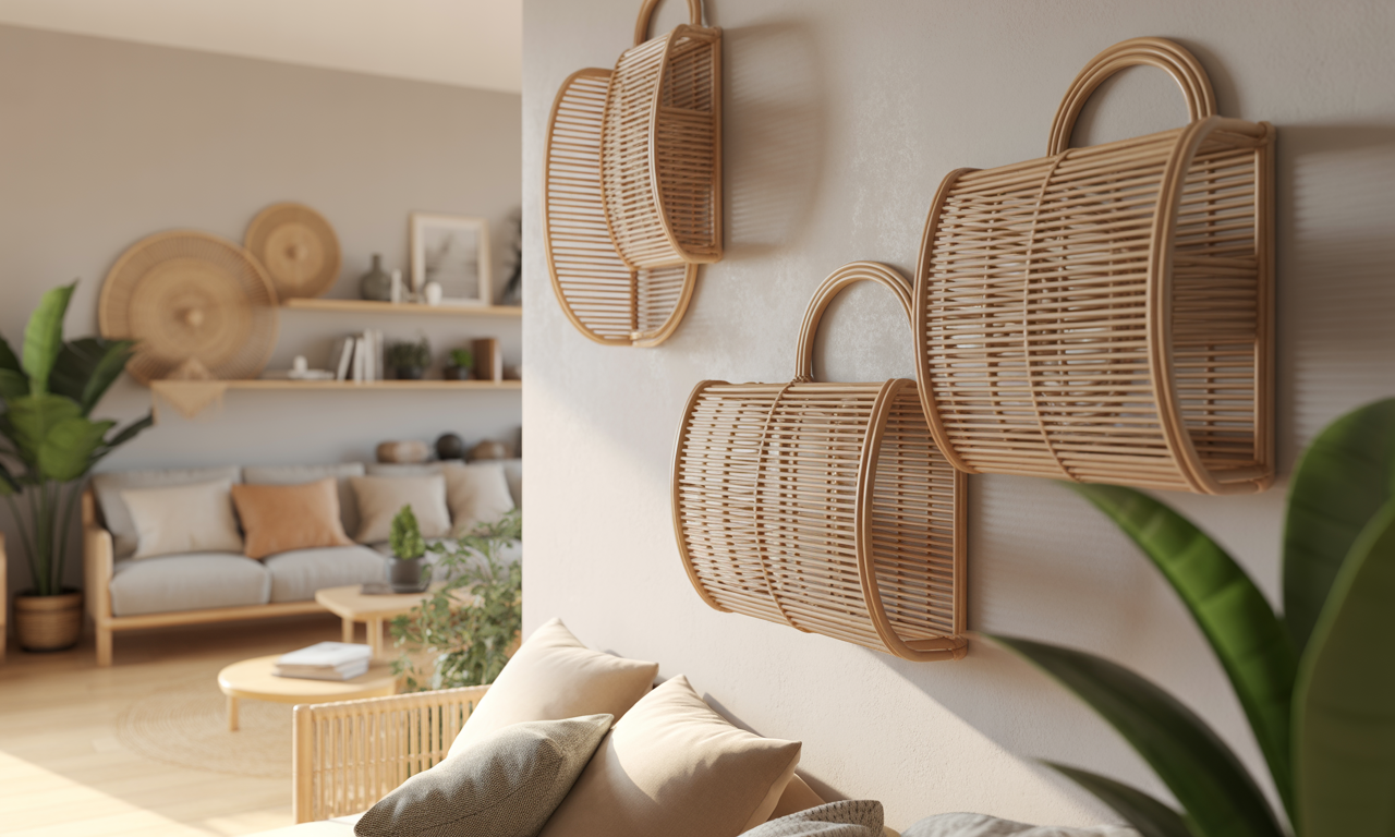 découvrez comment utiliser le rotin accroché au mur pour transformer et sublimer votre décoration intérieure avec cette astuce tendance et élégante.