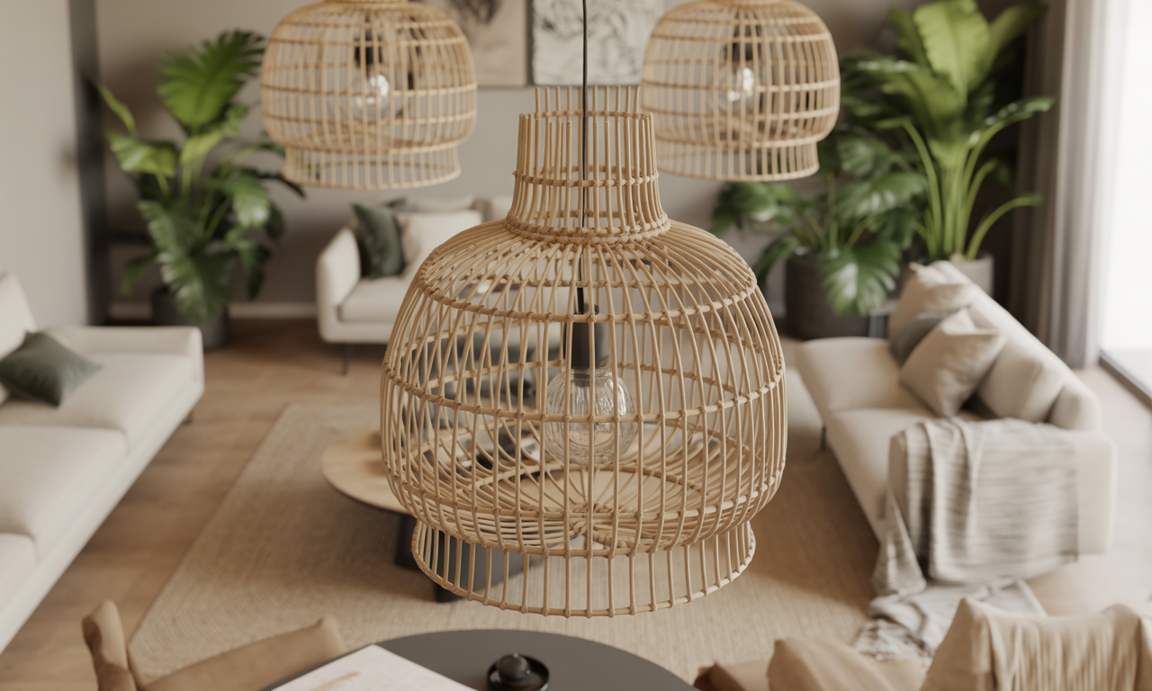 découvrez nos lustres en rotin alliant élégance naturelle et tendance pour illuminer votre intérieur avec style et authenticité.