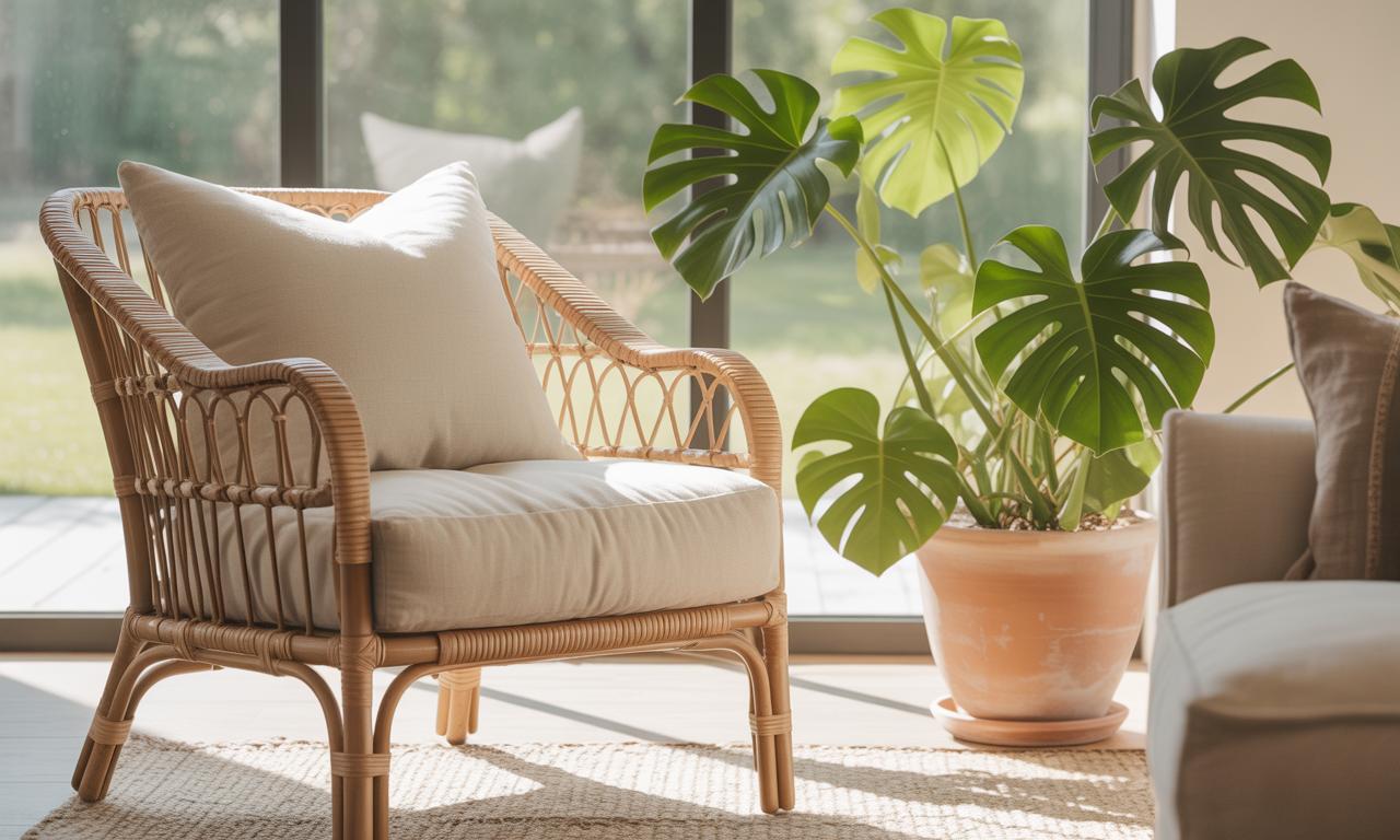découvrez notre chaise fauteuil en rotin, l'accessoire incontournable pour créer une ambiance bohème chic chaleureuse et élégante dans votre intérieur.