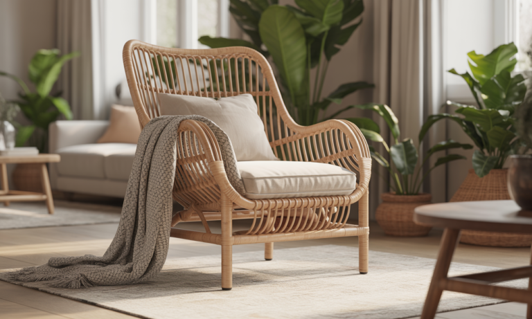 découvrez notre chaise fauteuil en rotin, l'accessoire incontournable pour apporter une touche bohème chic et naturelle à votre intérieur ou votre terrasse.