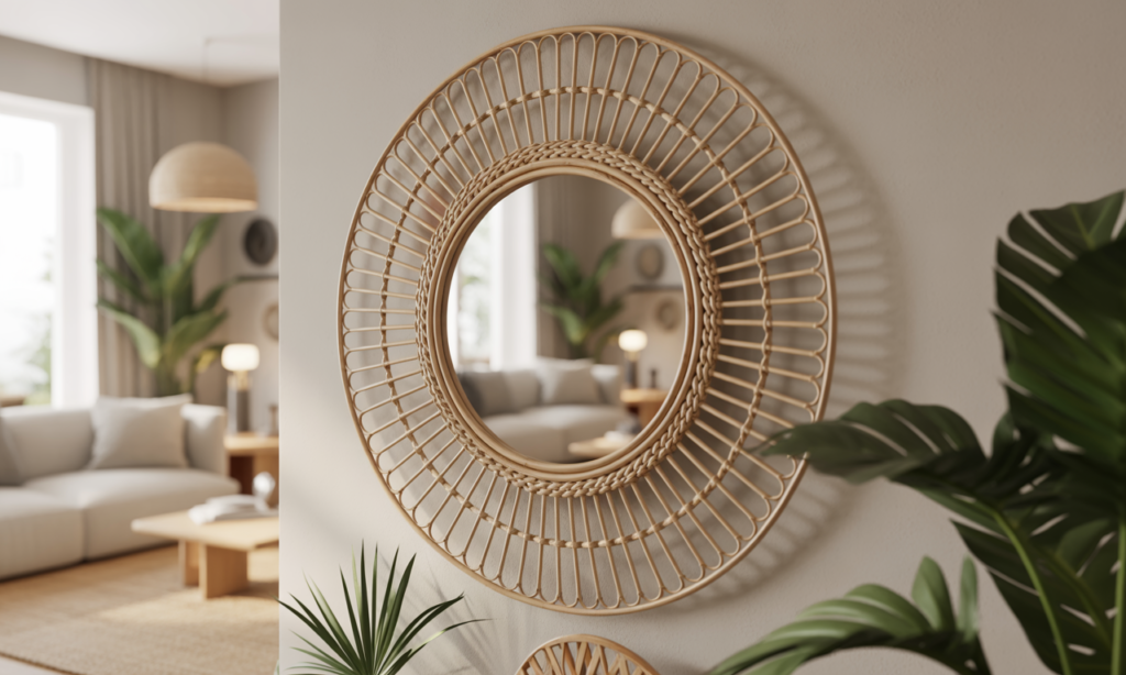 découvrez comment le miroir en rotin peut transformer votre intérieur avec style et naturel. l'accessoire déco tendance qui apporte chaleur et élégance à votre espace.
