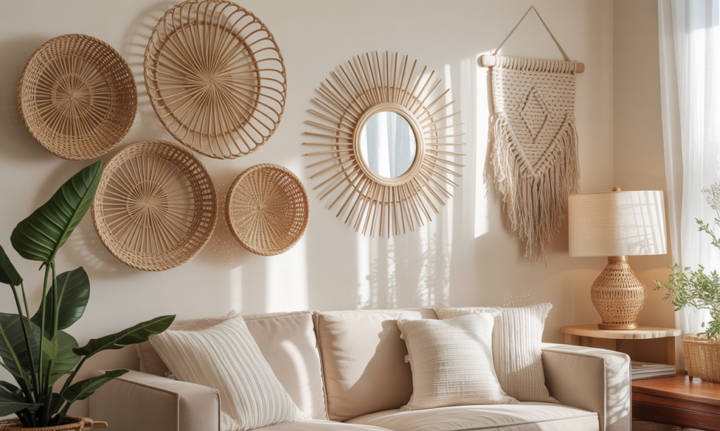 découvrez 5 idées originales pour accrocher du rotin au mur et créer une décoration murale bohème chic irrésistible qui apportera chaleur et style à votre intérieur.