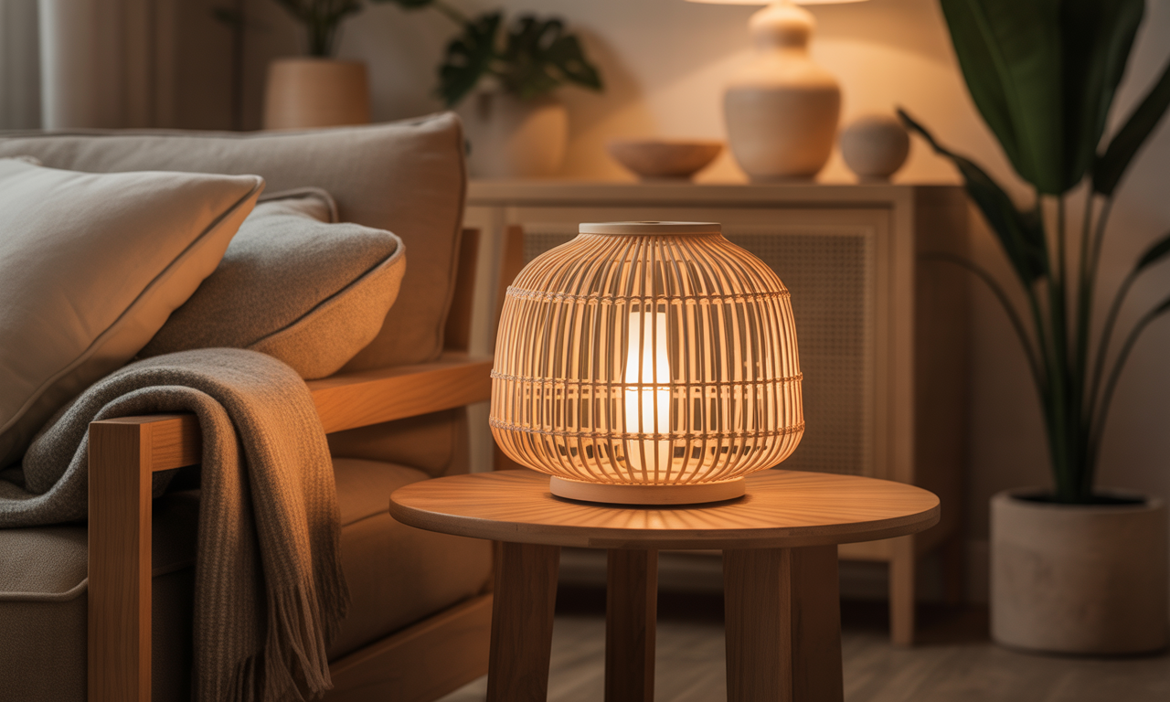 découvrez comment un petit abat-jour en rotin peut transformer votre intérieur en un espace cosy et lumineux, alliant charme naturel et douceur d'éclairage.