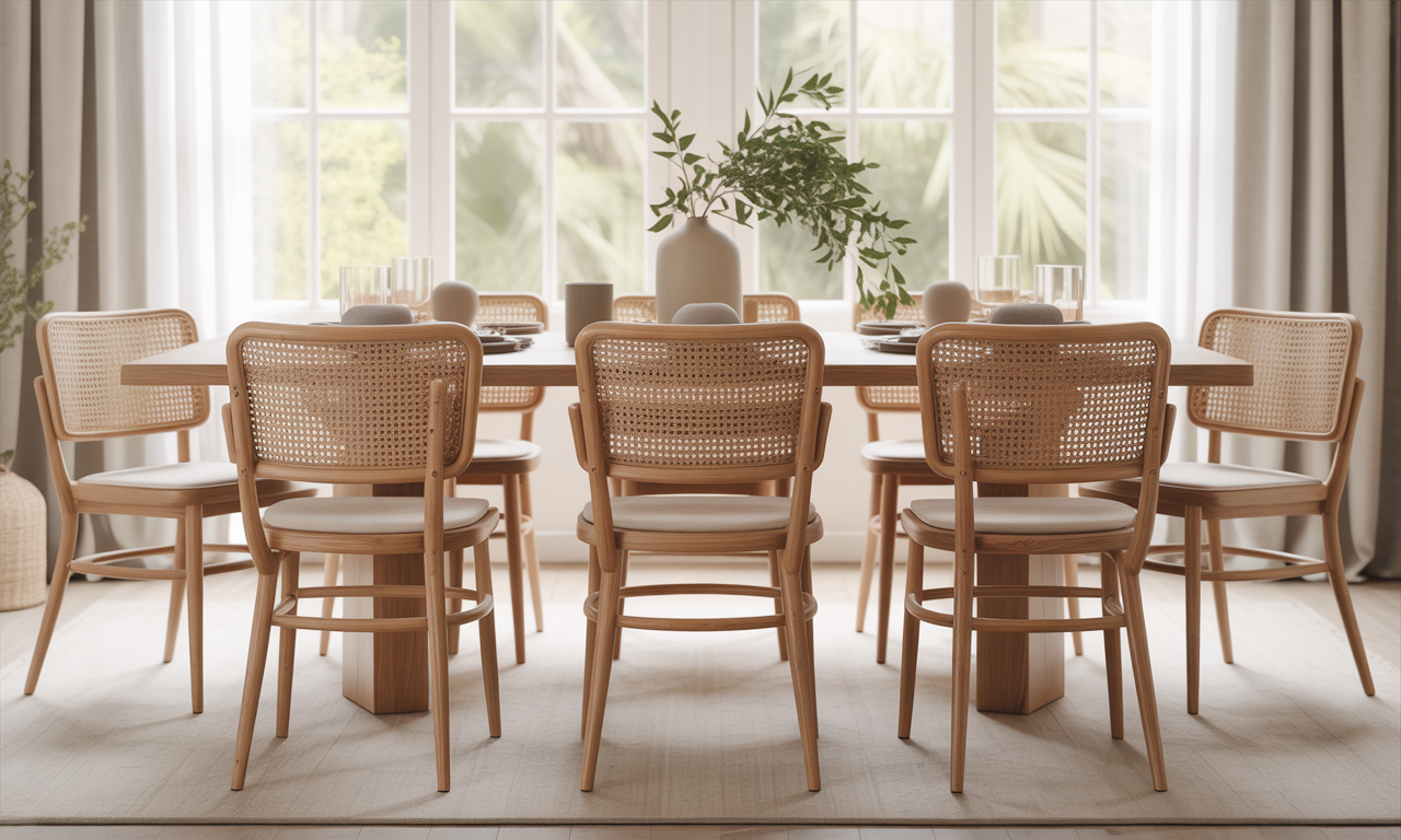 découvrez nos chaises en rotin pour la salle à manger, alliant charme intemporel et style naturel pour une décoration élégante et conviviale.
