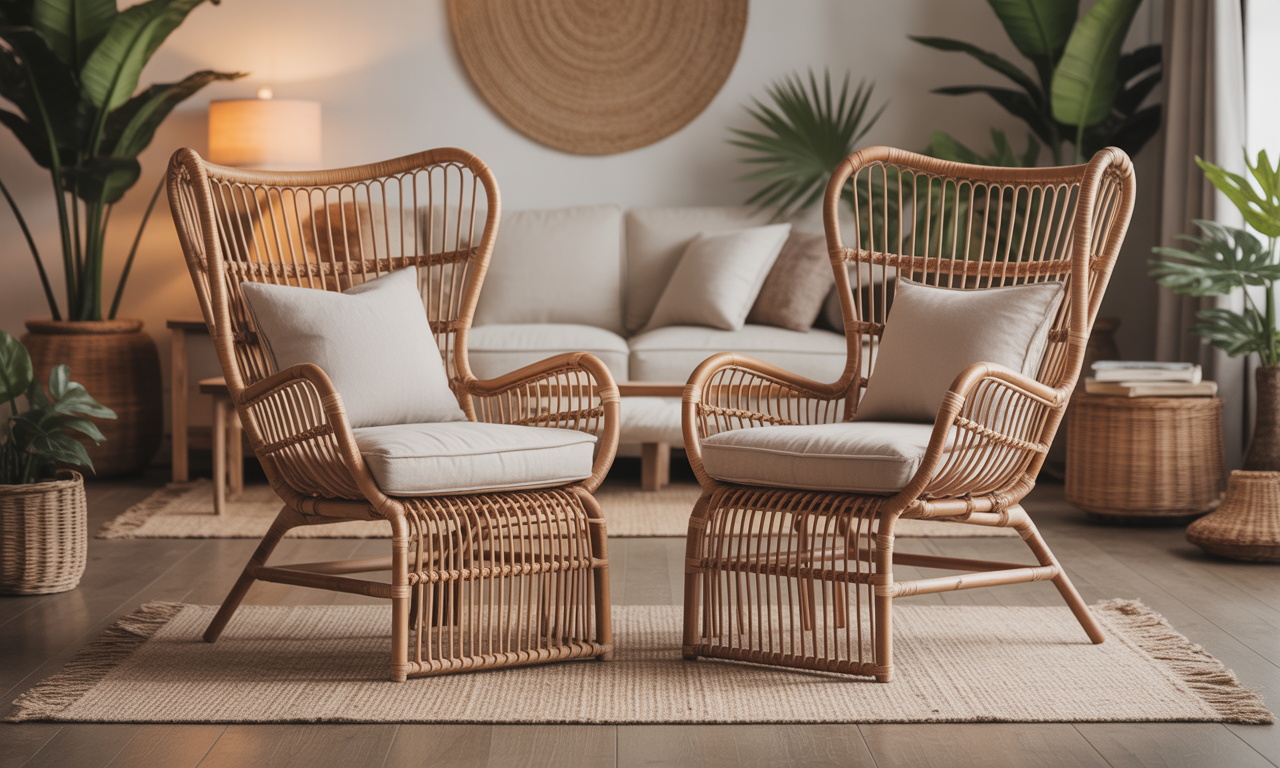 découvrez comment les chaises et fauteuils en rotin apportent charme et élégance naturelle pour sublimer votre décoration intérieure avec style et confort.