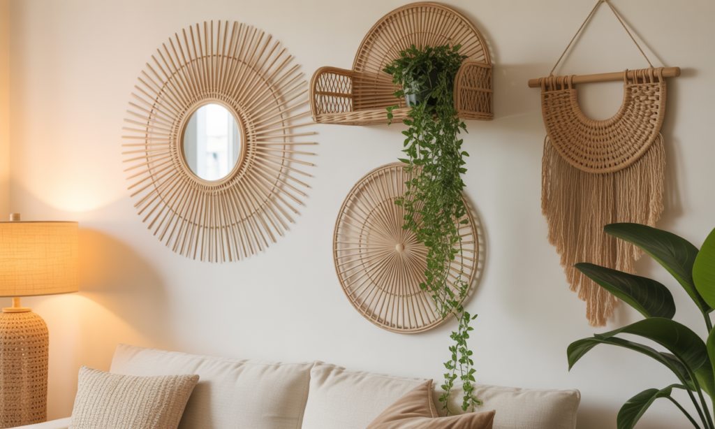 découvrez comment le rotin mural apporte une touche bohème chic à votre intérieur, alliant élégance naturelle et ambiance chaleureuse pour transformer votre décoration.