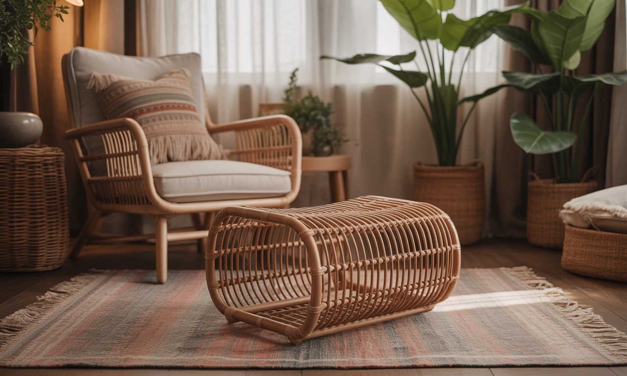 découvrez le repose-pieds en rotin, l'accessoire parfait pour créer un coin détente chic et bohème. alliez confort et élégance naturelle avec ce meuble tendance et authentique.
