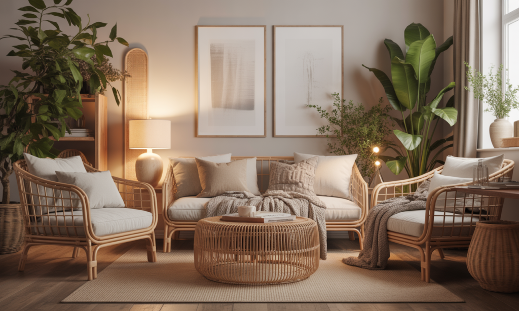découvrez comment un salon en rotin apporte charme et convivialité à votre intérieur, créant un espace cocooning et tendance parfait pour se détendre.