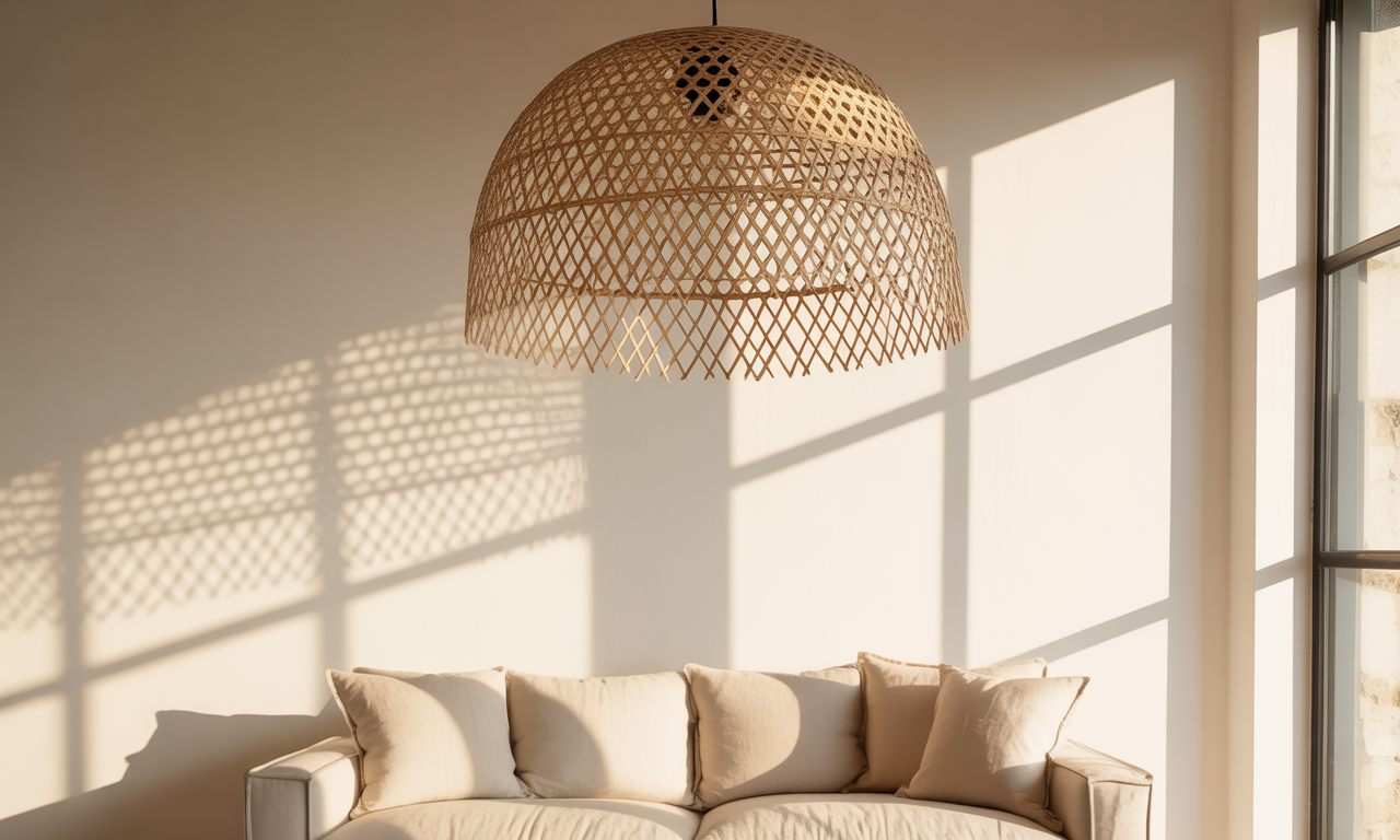 découvrez comment les suspensions en rotin, avec leur lumière tressée, apportent une touche naturelle et élégante pour illuminer et sublimer votre décoration intérieure tendance.