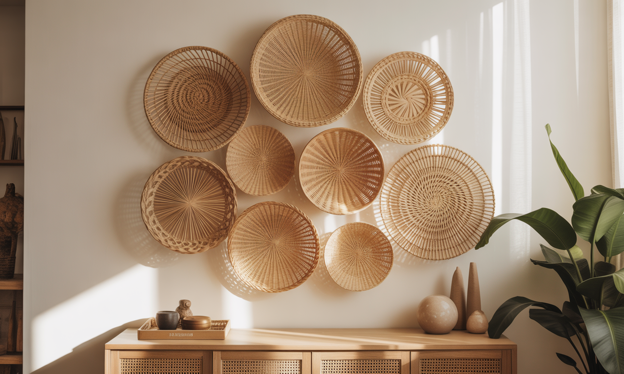 découvrez comment l'osier apporte une touche murale bohème et tendance à votre intérieur, pour une décoration chaleureuse et naturelle qui séduit tous les styles.