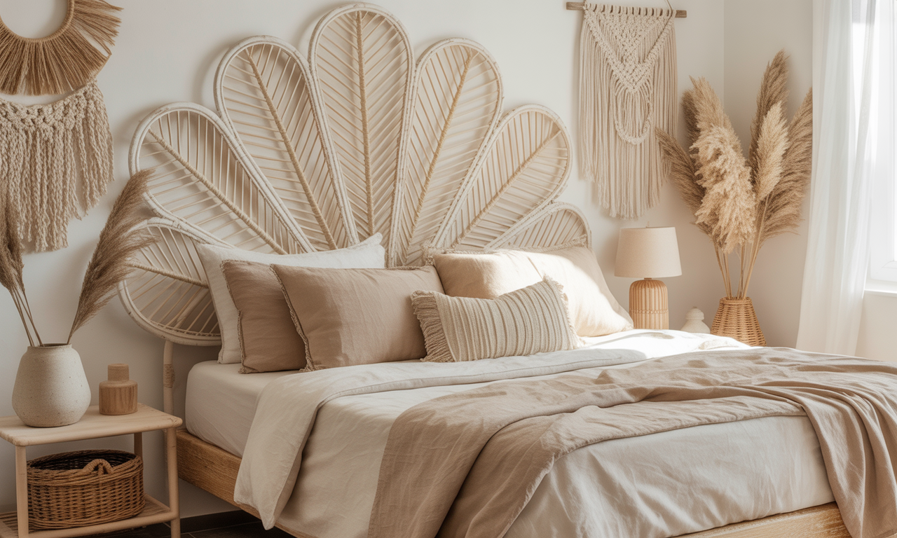 découvrez comment une tête de lit en rotin blanc peut transformer votre chambre en un espace bohème, chaleureux et lumineux. apportez charme naturel et élégance à votre déco intérieure !