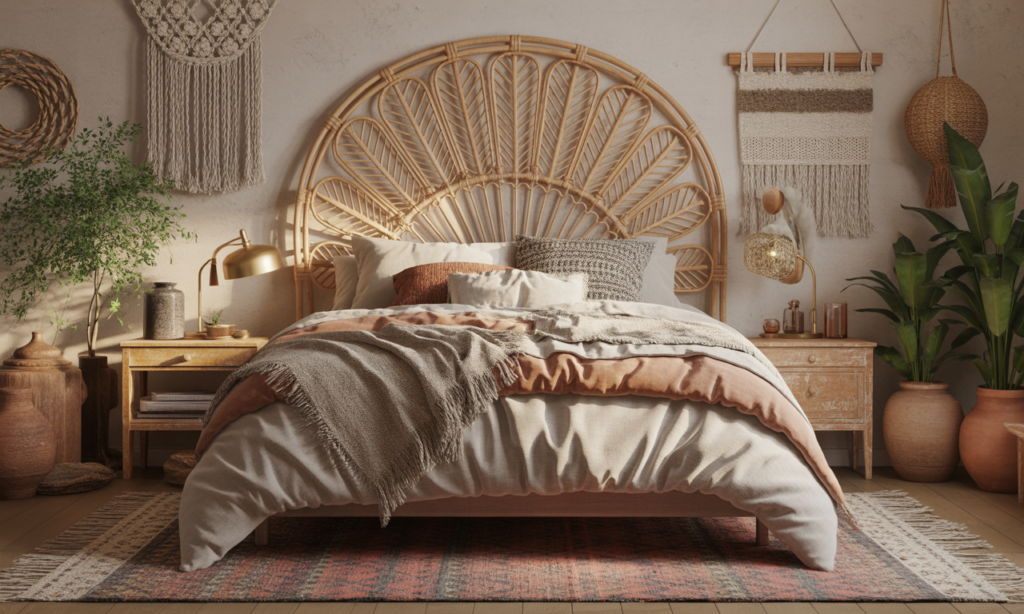 découvrez comment une tête de lit en rotin vintage peut transformer votre chambre en un espace bohème et charmant, alliant authenticité et élégance naturelle.