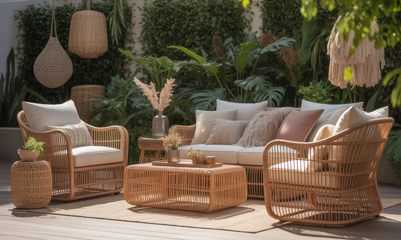 découvrez comment adopter le rotin naturel pour transformer votre salon de jardin avec une élégance bohème, alliant confort et style authentique.