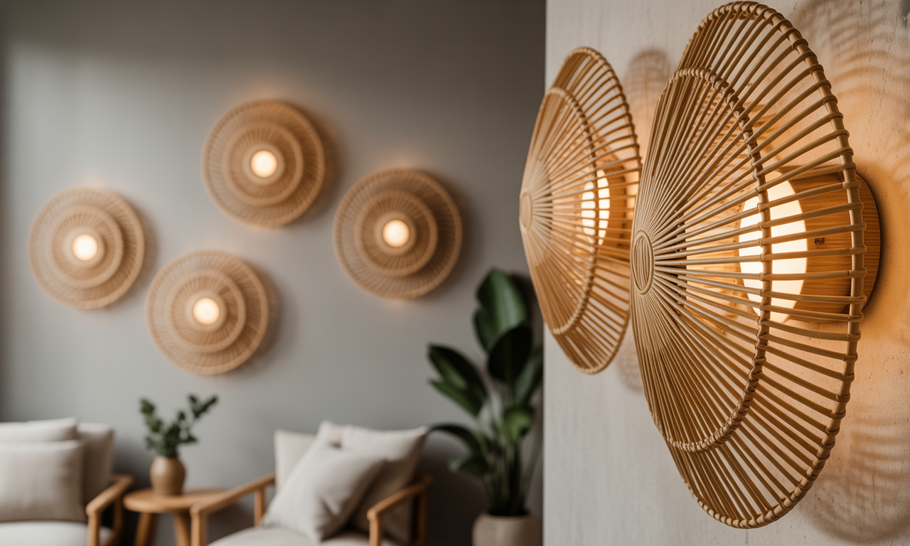 découvrez nos appliques murales en rotin, alliant élégance naturelle et design chaleureux pour sublimer vos murs et créer une atmosphère unique dans votre intérieur.