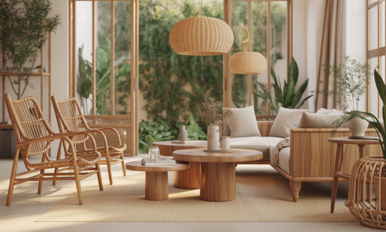 découvrez comment le bois et le rotin se combinent pour une décoration naturelle et tendance, apportant chaleur et style à votre intérieur.