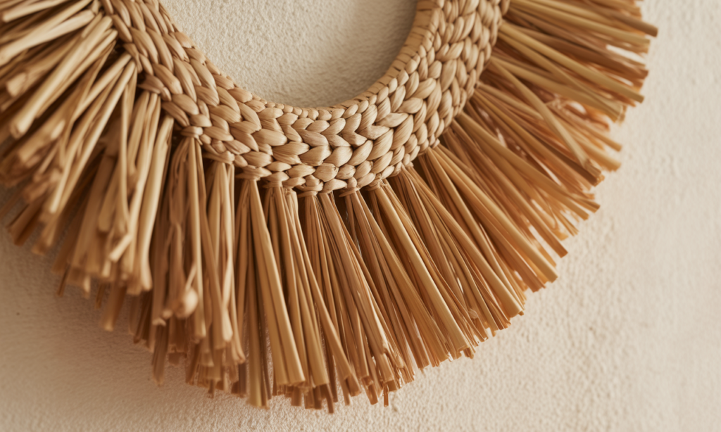 découvrez comment sublimer vos murs avec la décoration murale en paille, alliant élégance naturelle et charme authentique pour un intérieur chaleureux et unique.