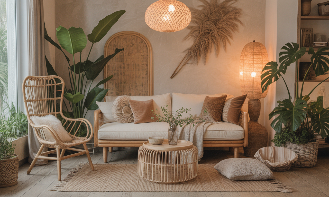 découvrez comment un fauteuil en rotin intérieur peut transformer votre espace en un havre bohème et cosy, alliant confort et style naturel pour une ambiance chaleureuse chez vous.